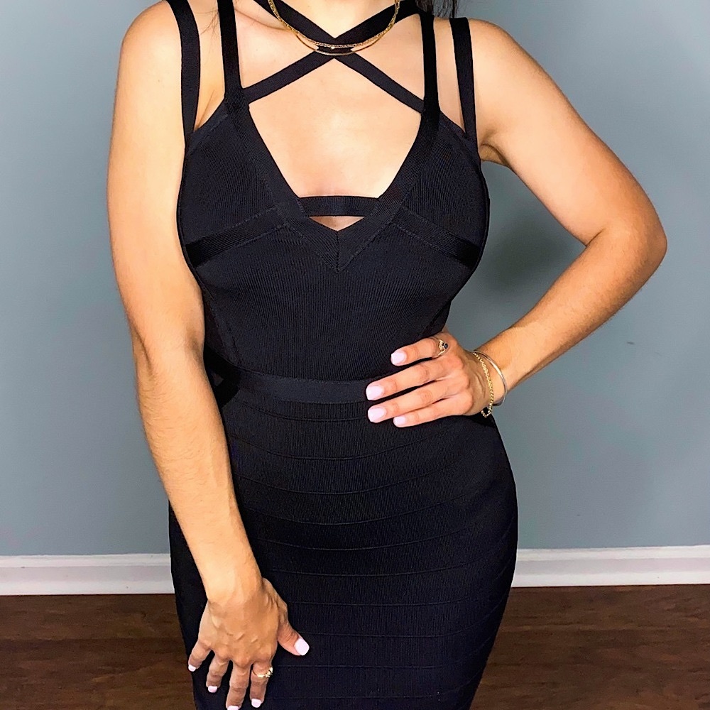 BRAND NEW! BLACK DRESS by GUESS